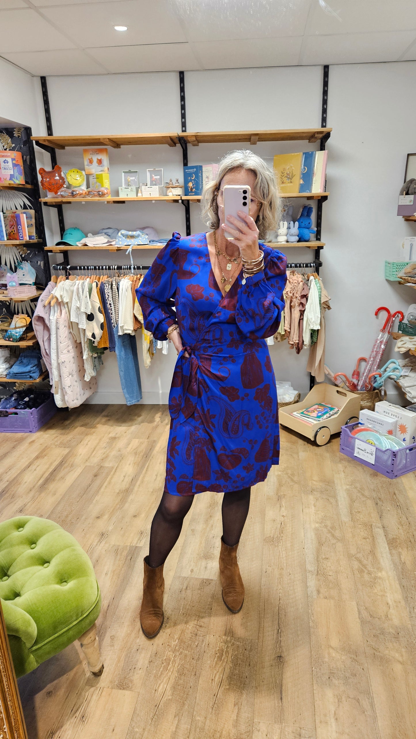 Robe FLORA BLUE - Bakhta