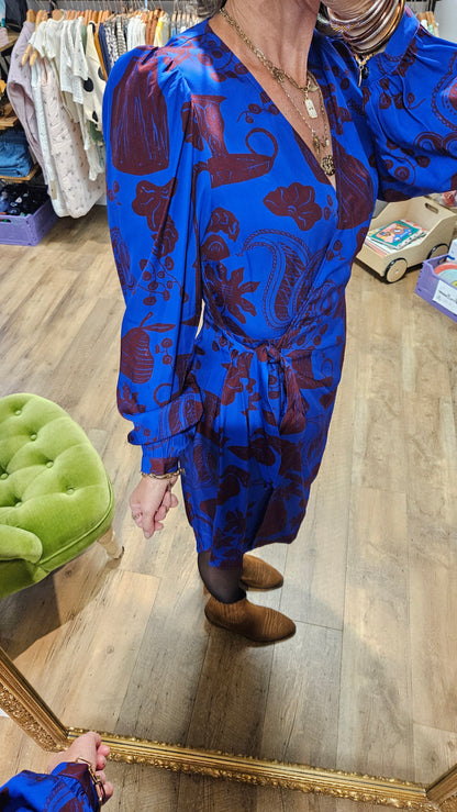 Robe FLORA BLUE - Bakhta