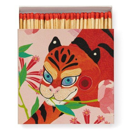 Allumettes « TIGER WITH PEONY »- Archivist Gallery B170