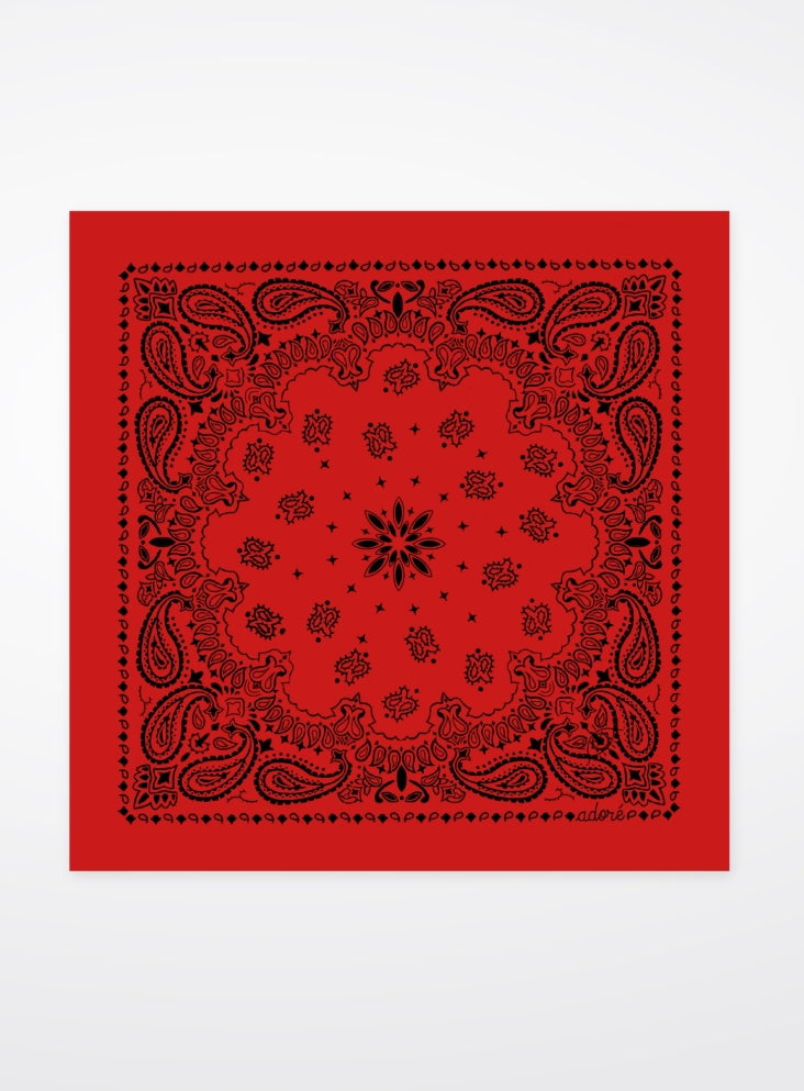 Foulard ADOREE RED LIPS - Elia